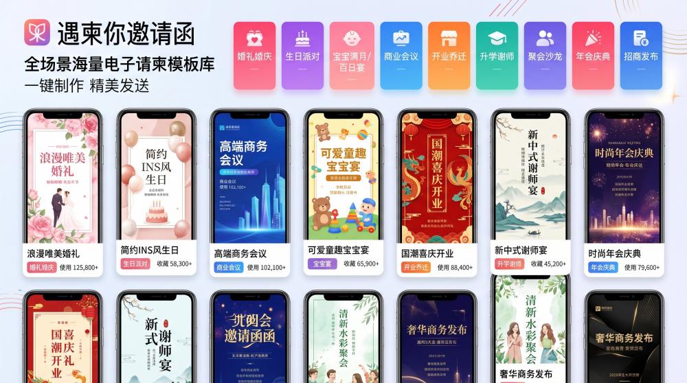 2026婚庆电子请柬定制｜专属小众浪漫，告别千篇一律的婚礼请柬
